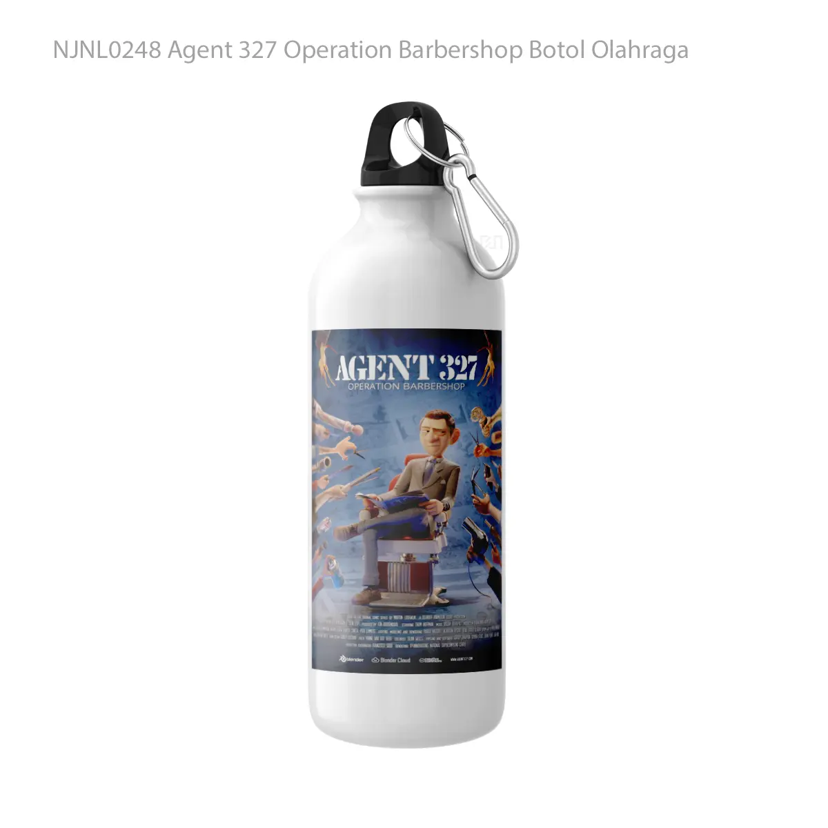 Botol Agent 327 Operation Barbershop - Toon Sport Bottle
