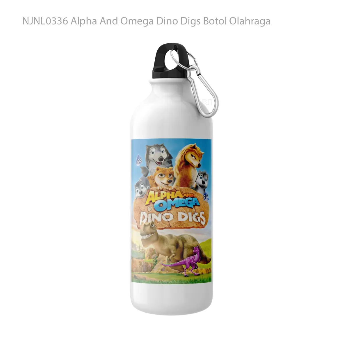 Botol Alpha And Omega Dino Digs - Toon Sport Bottle
