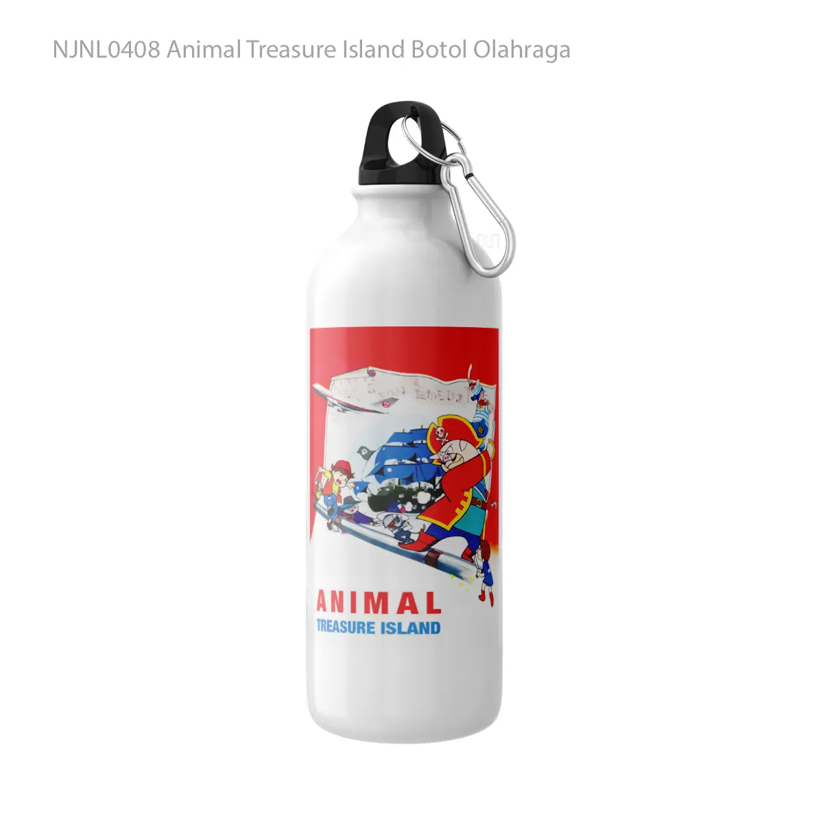Botol Animal Treasure Island - Toon Sport Bottle