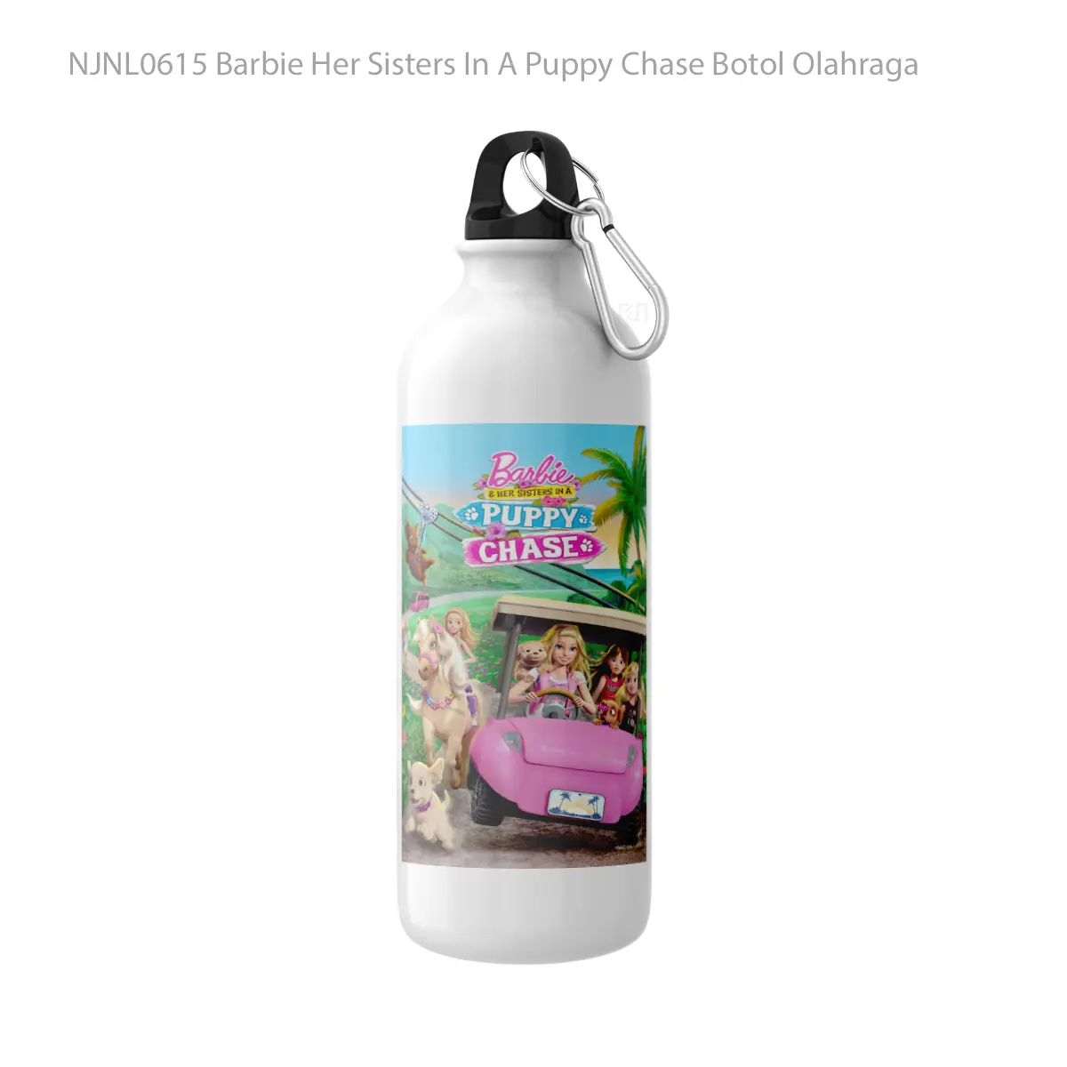 Botol Barbie Her Sisters In A Puppy Chase - Toon Sport Bottle