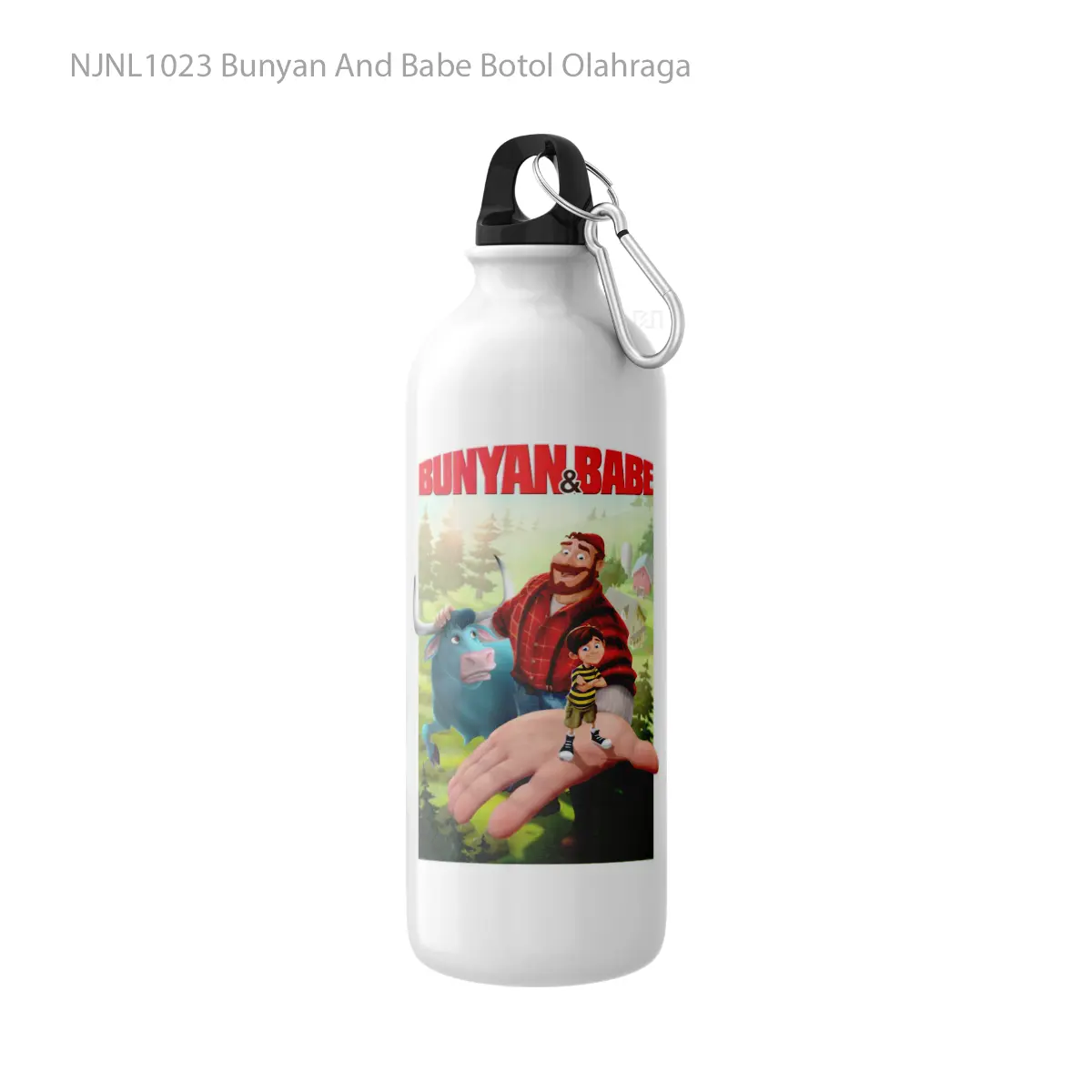Botol Bunyan And Babe - Toon Sport Bottle