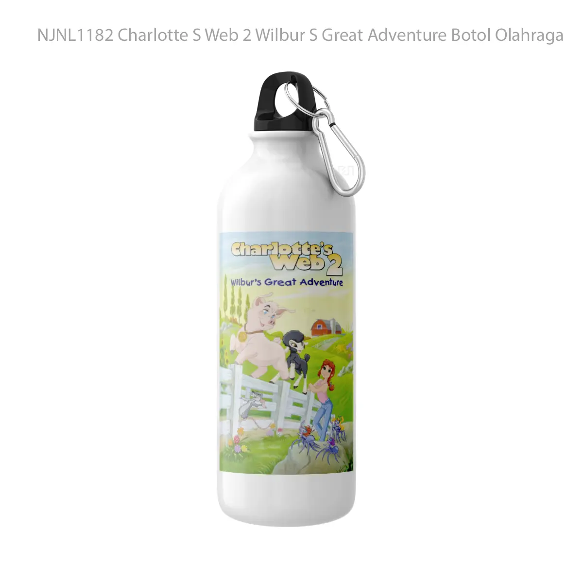 Botol Charlotte S Web 2 Wilbur S Great Adventure - Toon Sport Bottle