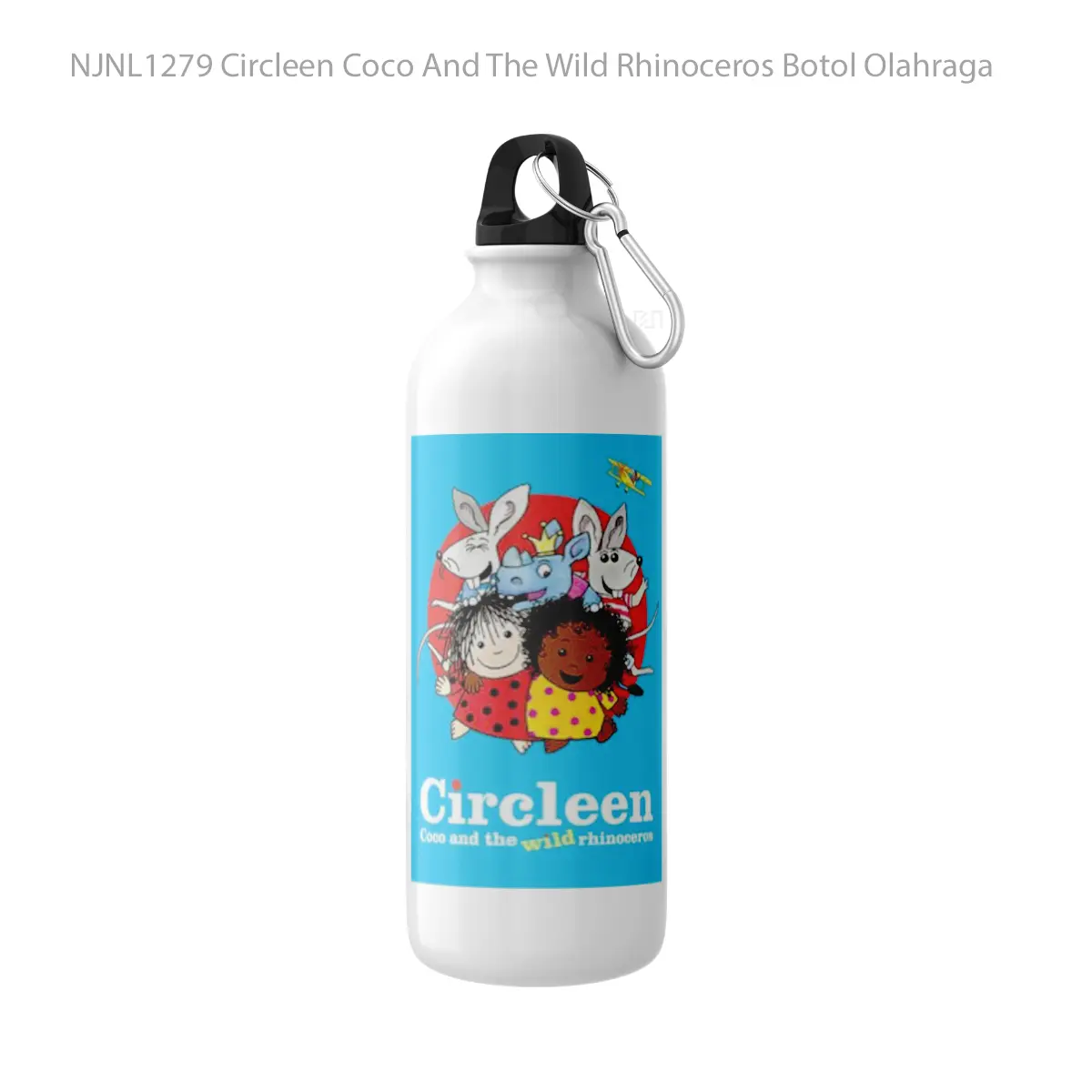 Botol Circleen Coco And The Wild Rhinoceros - Toon Sport Bottle