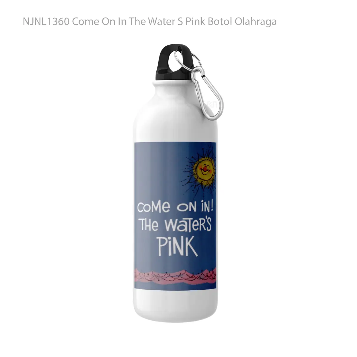 Botol Come On In The Water S Pink - Toon Sport Bottle