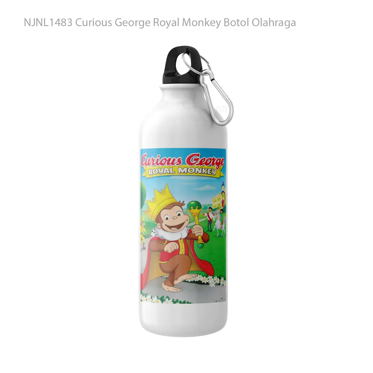 Botol Curious George Royal Monkey - Toon Sport Bottle