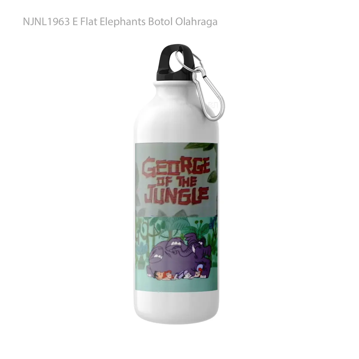 Botol E Flat Elephants - Toon Sport Bottle