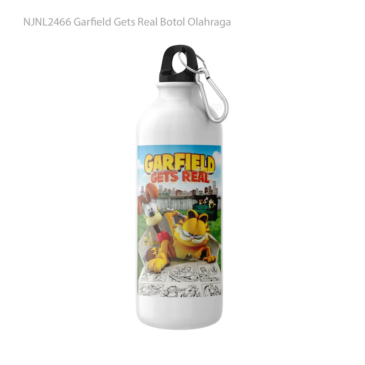 Botol Garfield Gets Real - Toon Sport Bottle