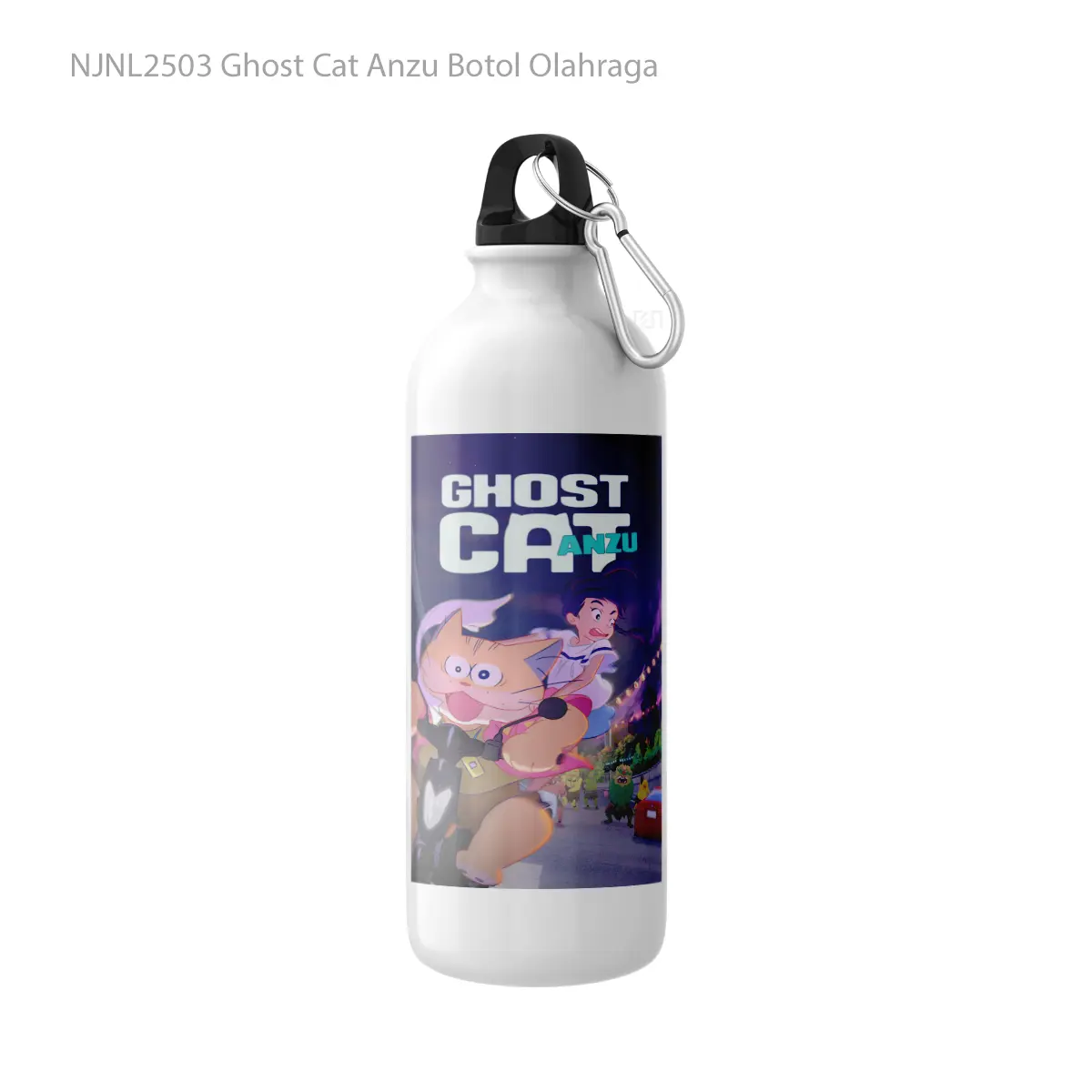 Botol Ghost Cat Anzu - Toon Sport Bottle
