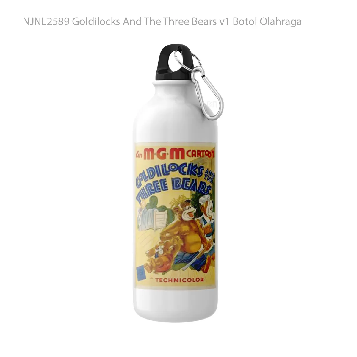 Botol Goldilocks And The Three Bears v1 - Toon Sport Bottle
