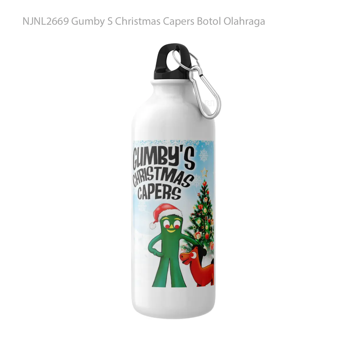 Botol Gumby S Christmas Capers - Toon Sport Bottle