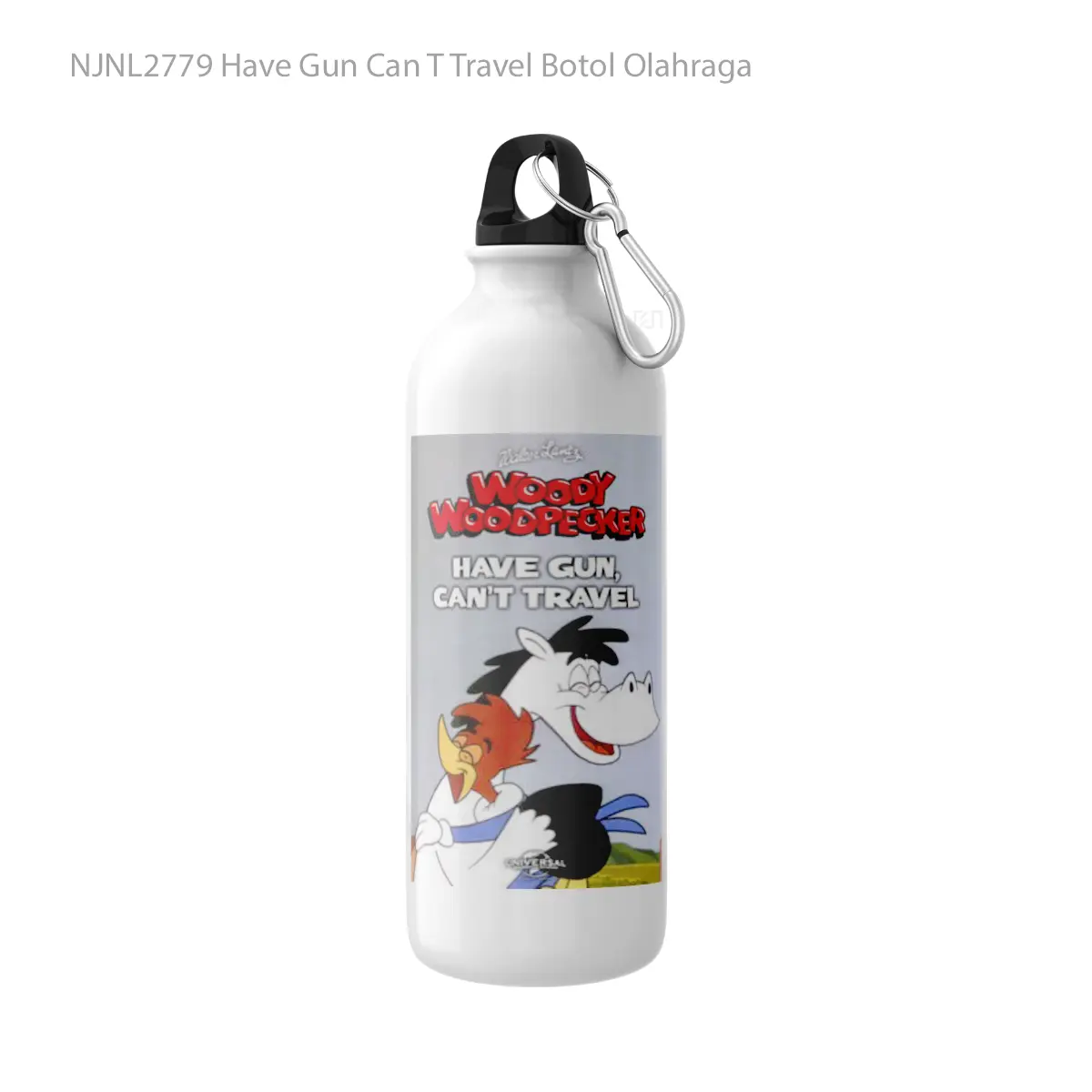 Botol Have Gun Can T Travel - Toon Sport Bottle