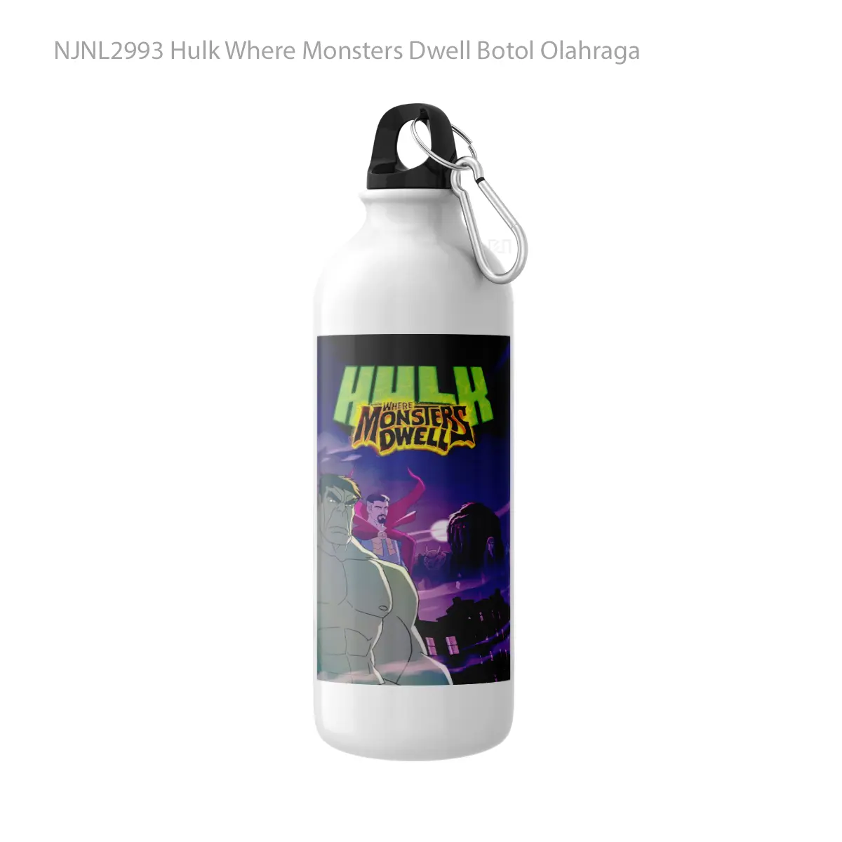 Botol Hulk Where Monsters Dwell - Toon Sport Bottle