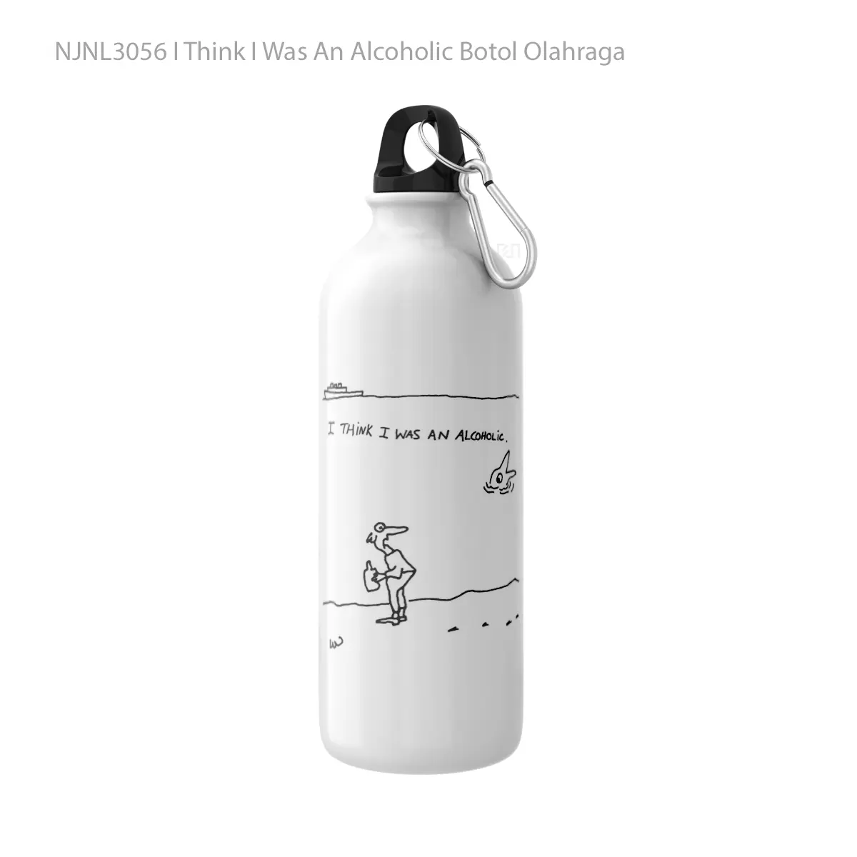 Botol I Think I Was An Alcoholic - Toon Sport Bottle