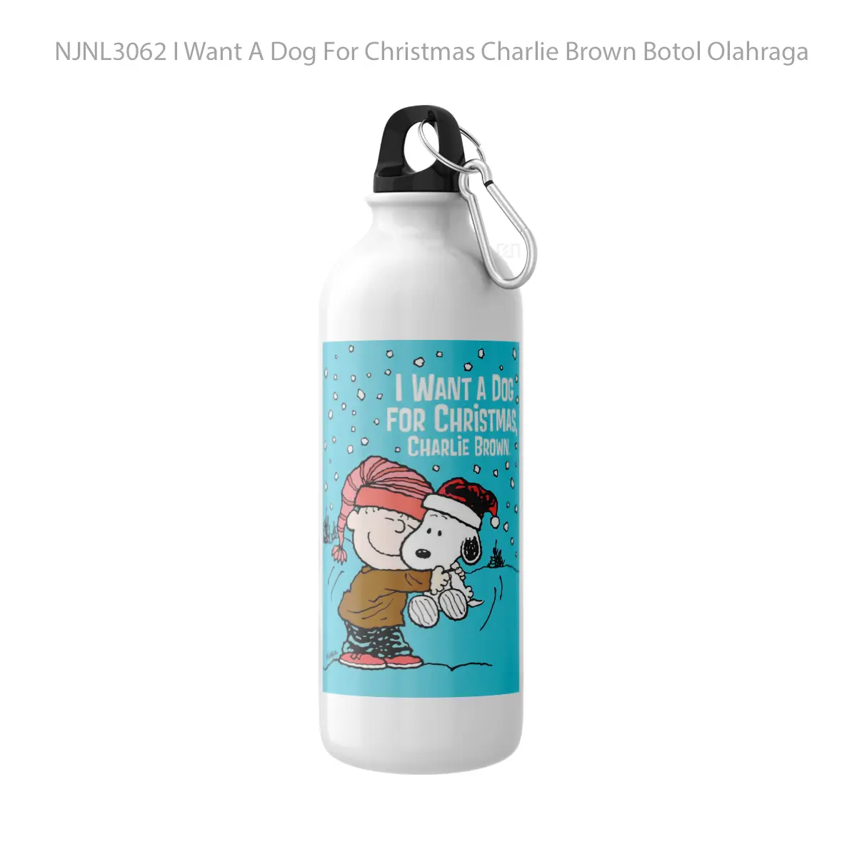 Botol I Want A Dog For Christmas Charlie Brown - Toon Sport Bottle