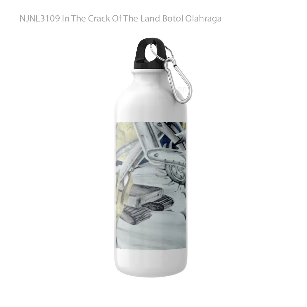 Botol In The Crack Of The Land - Toon Sport Bottle