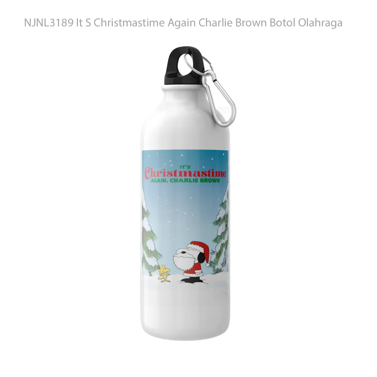 Botol It S Christmastime Again Charlie Brown - Toon Sport Bottle