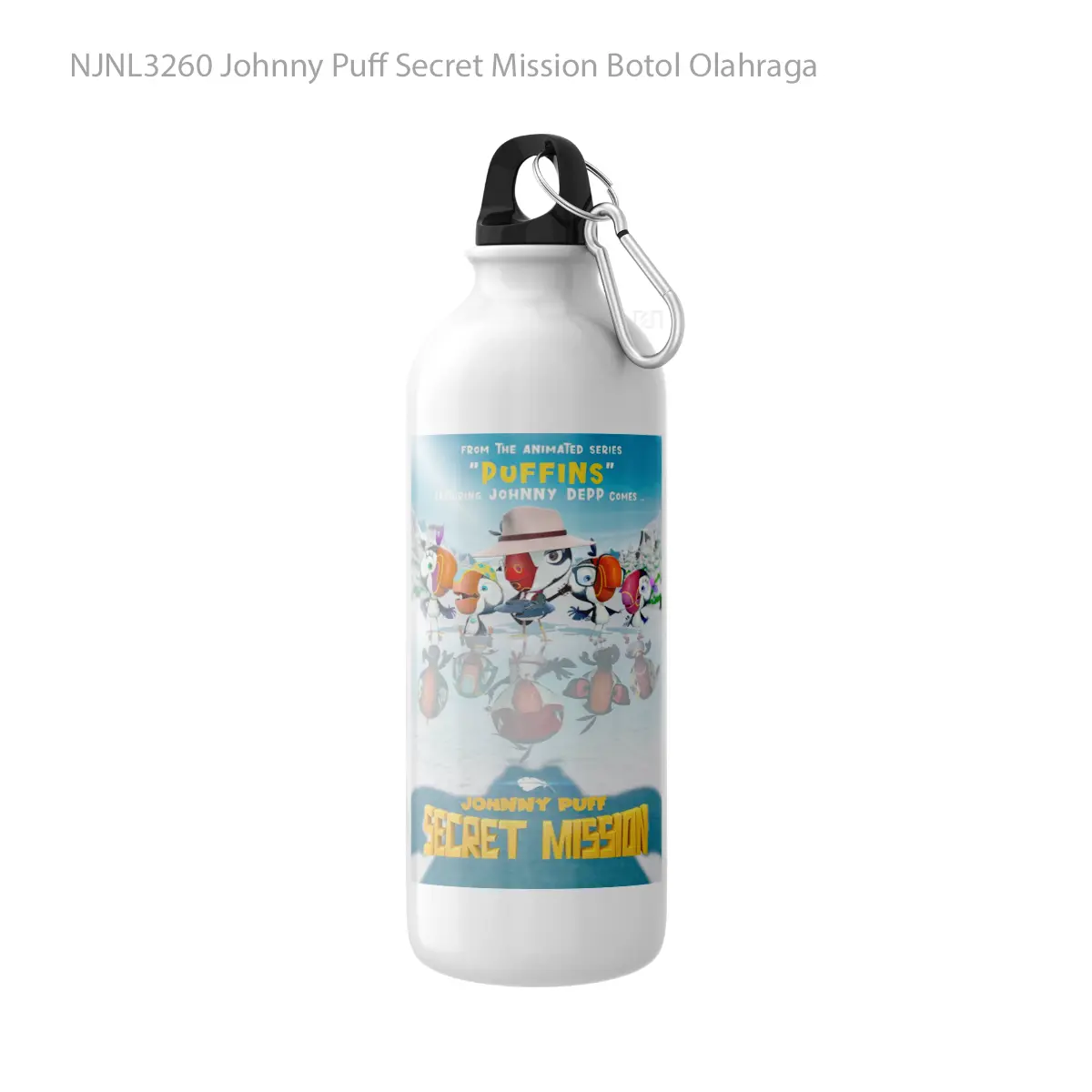 Botol Johnny Puff Secret Mission - Toon Sport Bottle