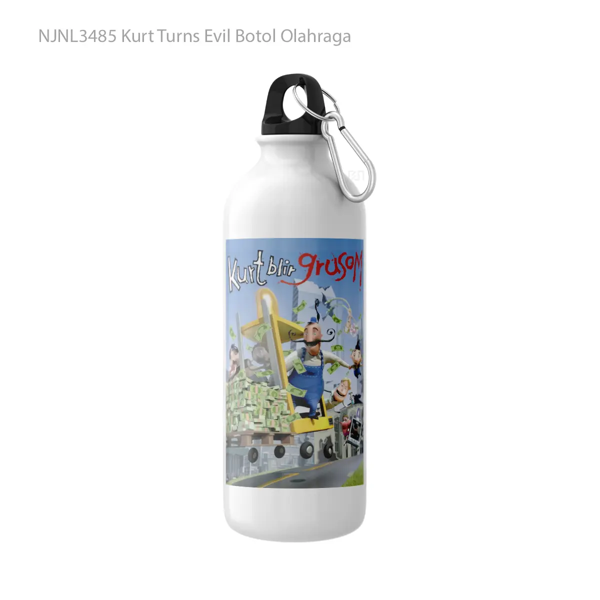 Botol Kurt Turns Evil - Toon Sport Bottle