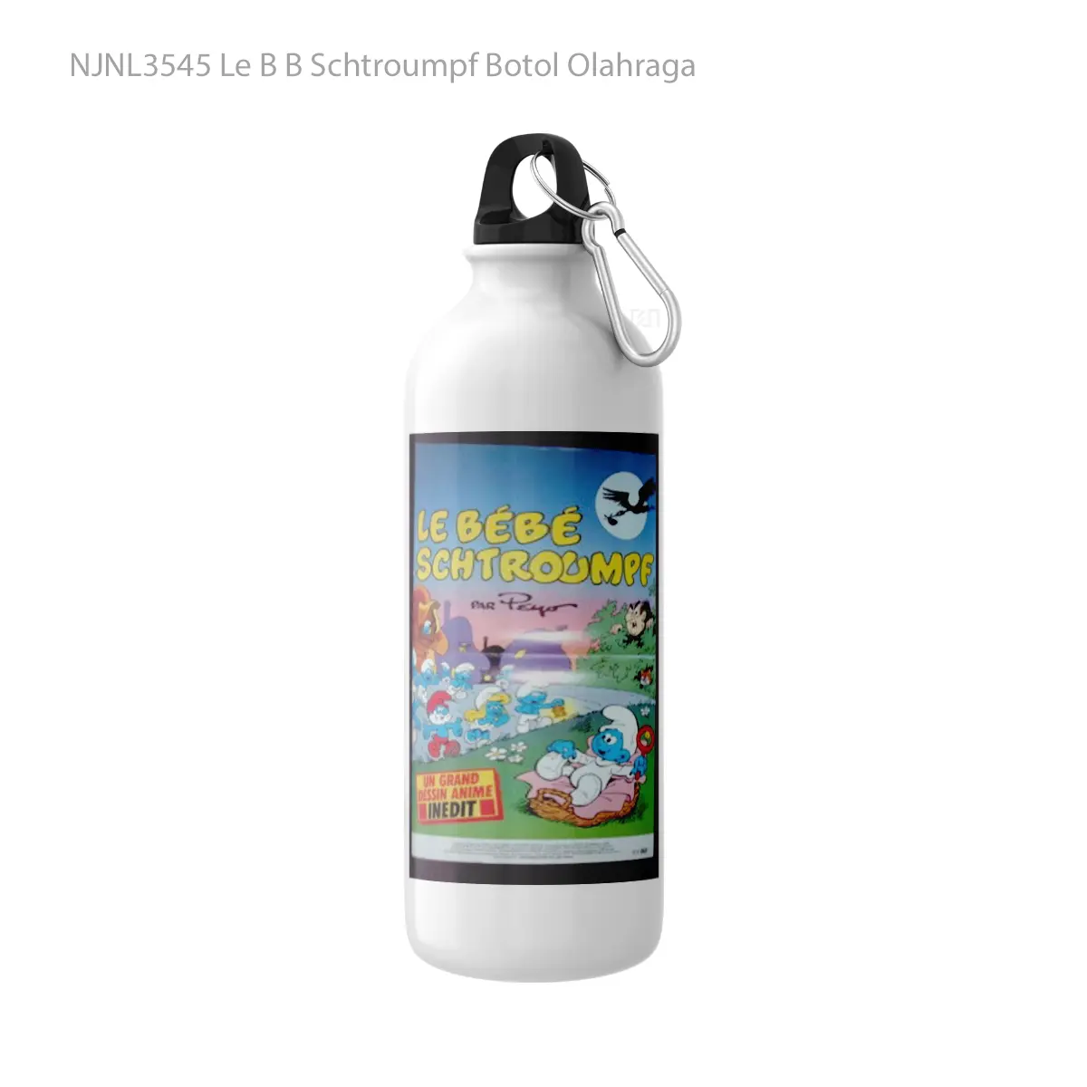 Botol Le B B Schtroumpf - Toon Sport Bottle