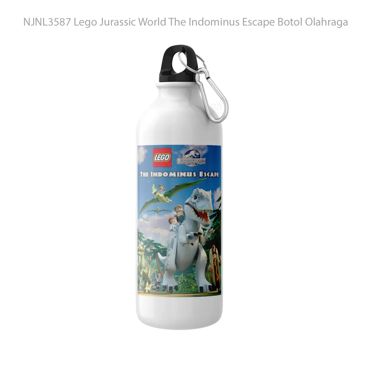 Botol Lego Jurassic World The Indominus Escape - Toon Sport Bottle