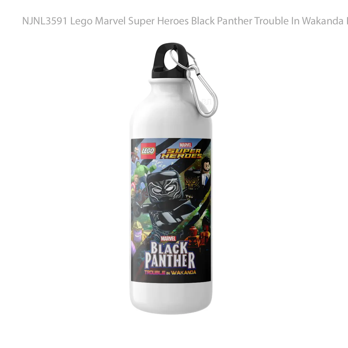 Botol Lego Marvel Super Heroes Black Panther Trouble In Wakanda - Toon Sport Bottle