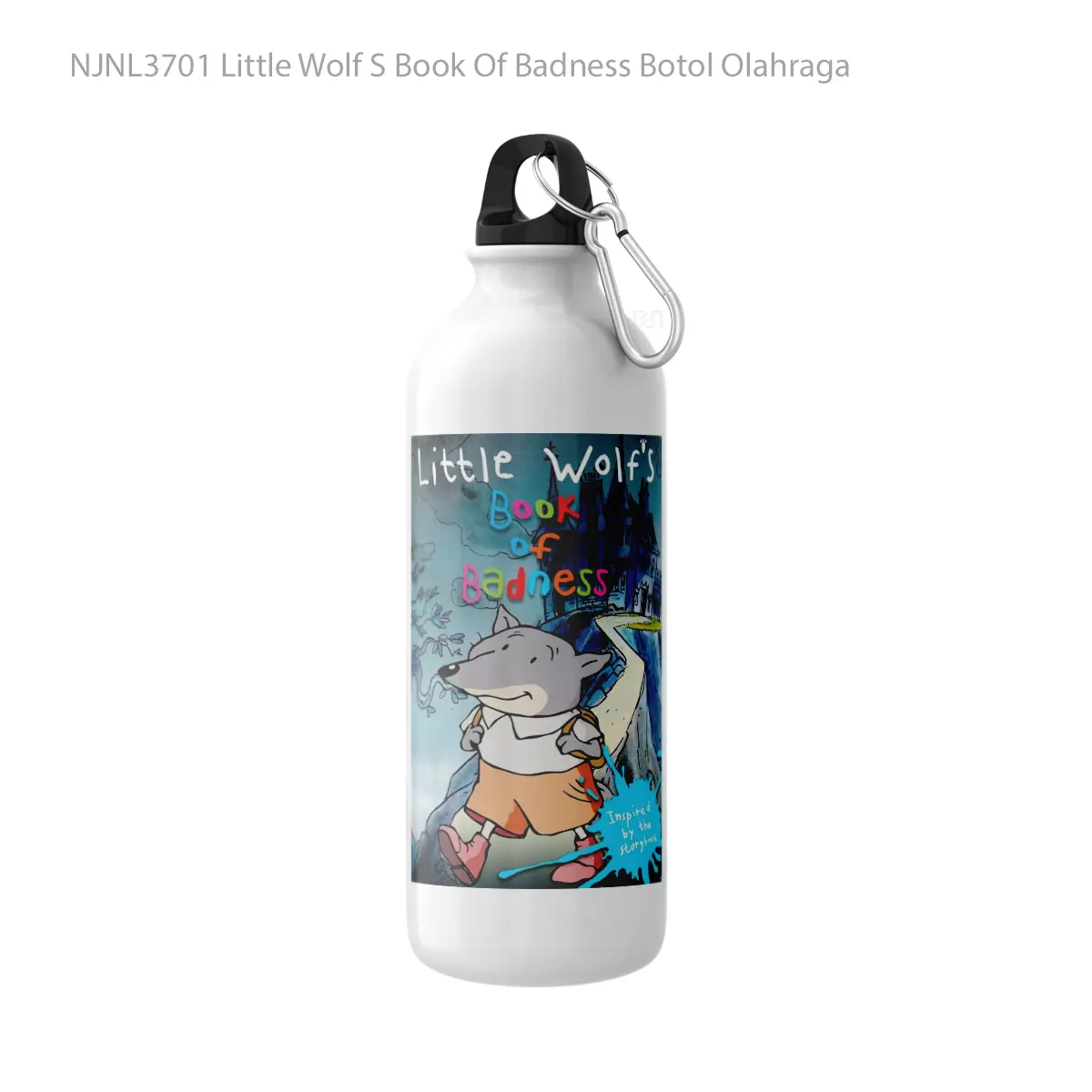 Botol Little Wolf S Book Of Badness - Toon Sport Bottle