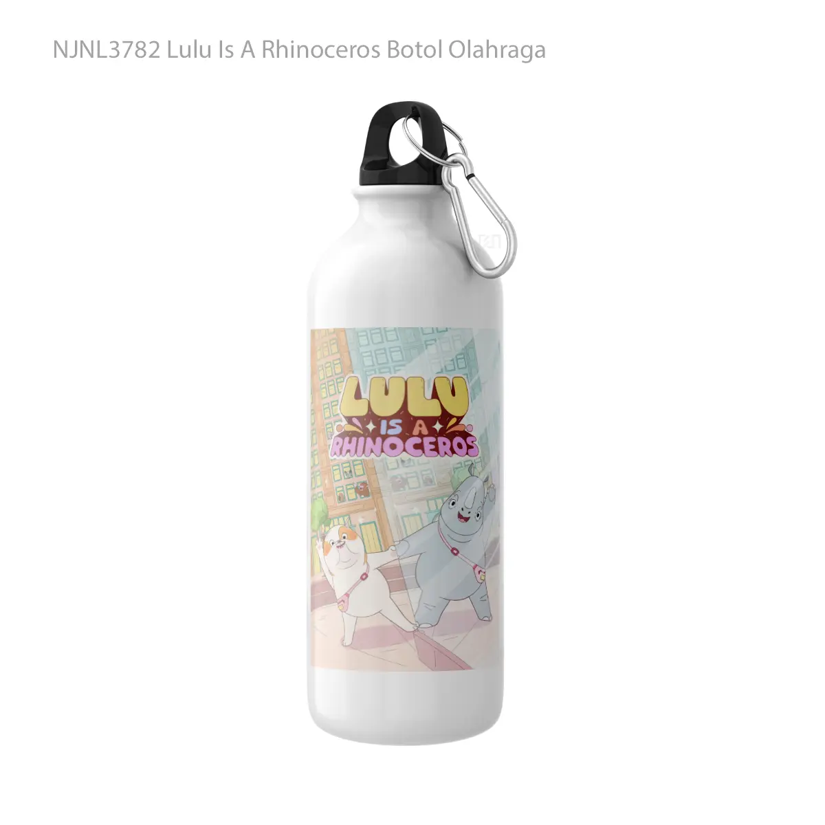 Botol Lulu Is A Rhinoceros - Toon Sport Bottle