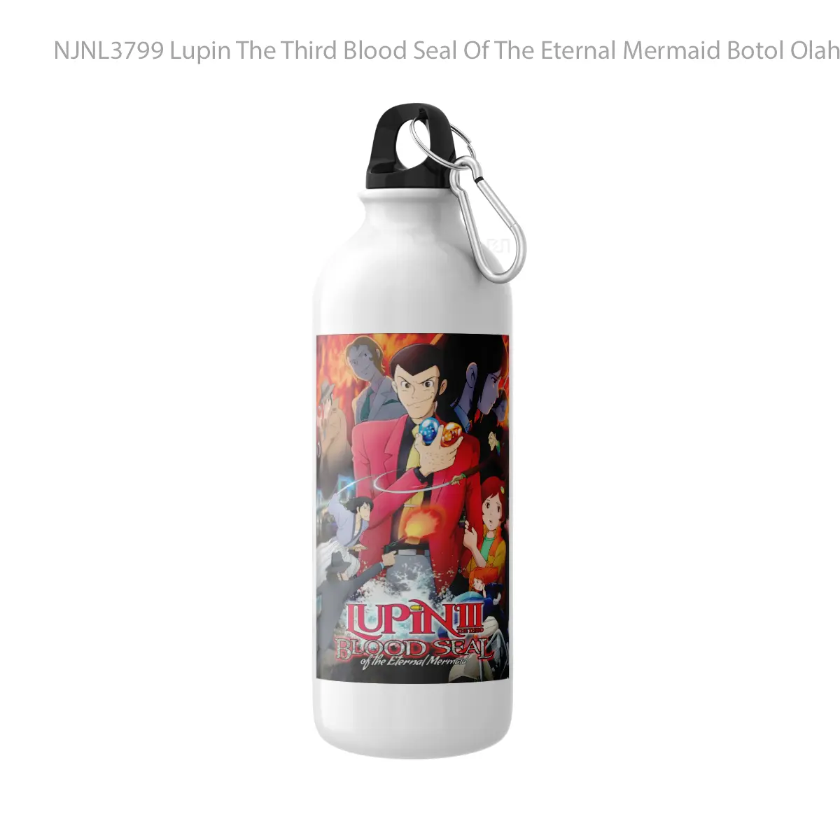 Botol Lupin The Third Blood Seal Of The Eternal Mermaid - Toon Sport Bottle