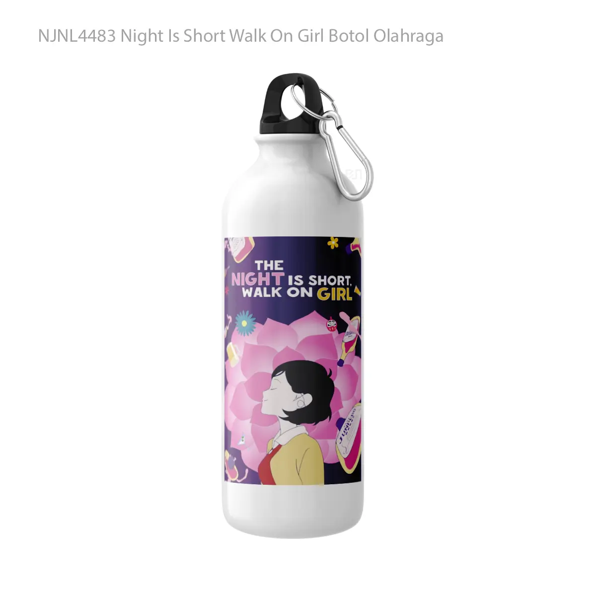 Botol Night Is Short Walk On Girl - Toon Sport Bottle