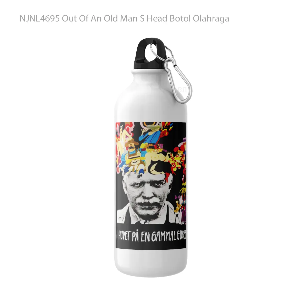 Botol Out Of An Old Man S Head - Toon Sport Bottle