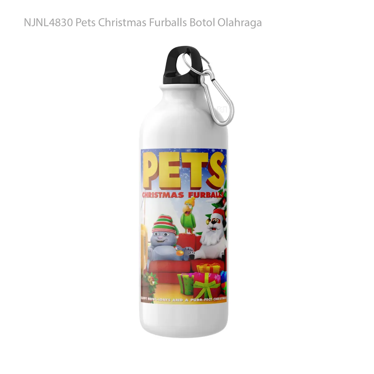 Botol Pets Christmas Furballs - Toon Sport Bottle