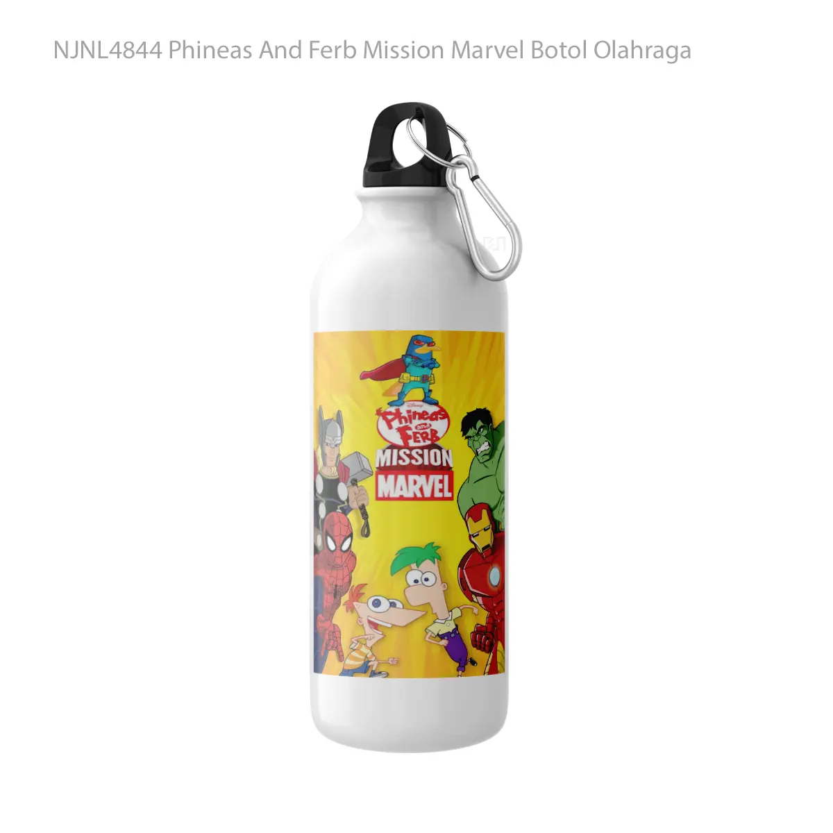 Botol Phineas And Ferb Mission Marvel - Toon Sport Bottle