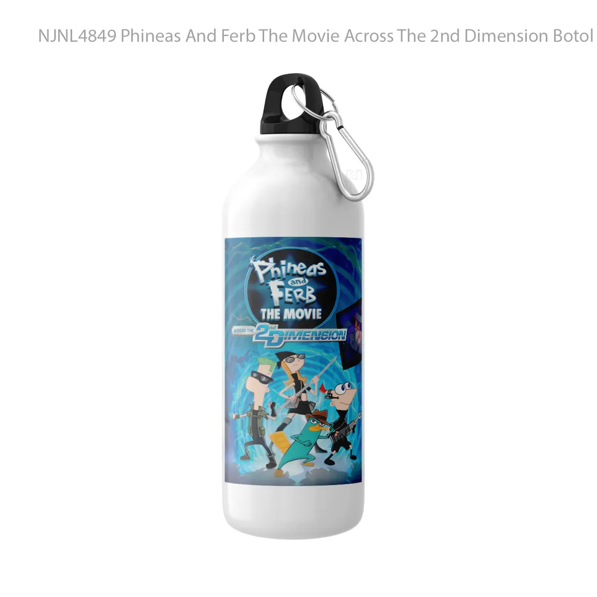 Botol Phineas And Ferb The Movie Across The 2nd Dimension - Toon Sport Bottle