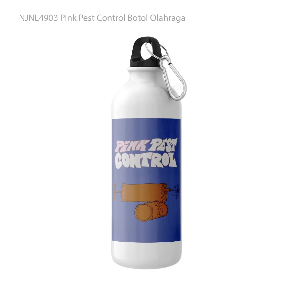 Botol Pink Pest Control - Toon Sport Bottle