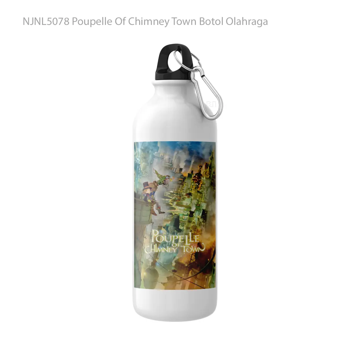 Botol Poupelle Of Chimney Town - Toon Sport Bottle