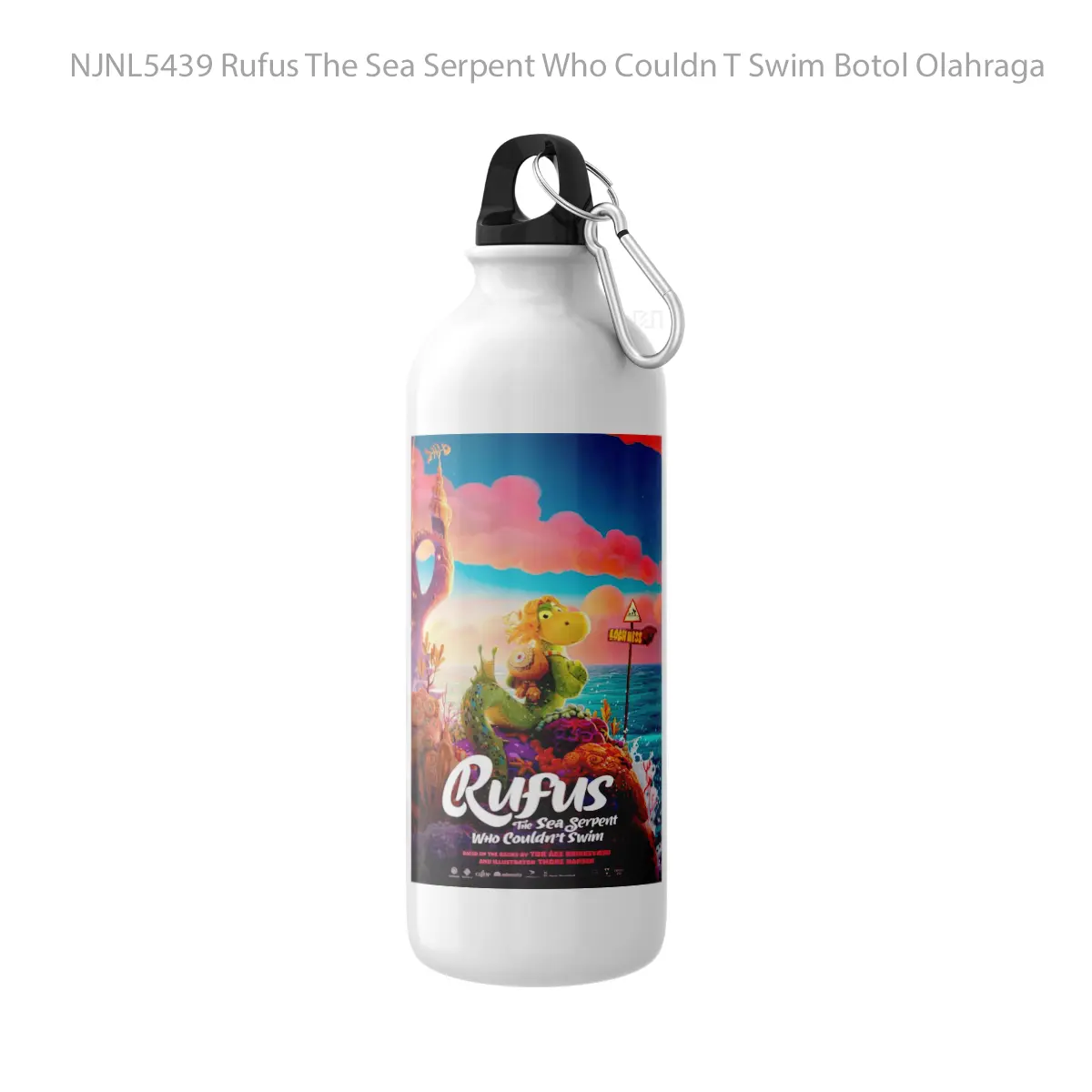 Botol Rufus The Sea Serpent Who Couldn T Swim - Toon Sport Bottle