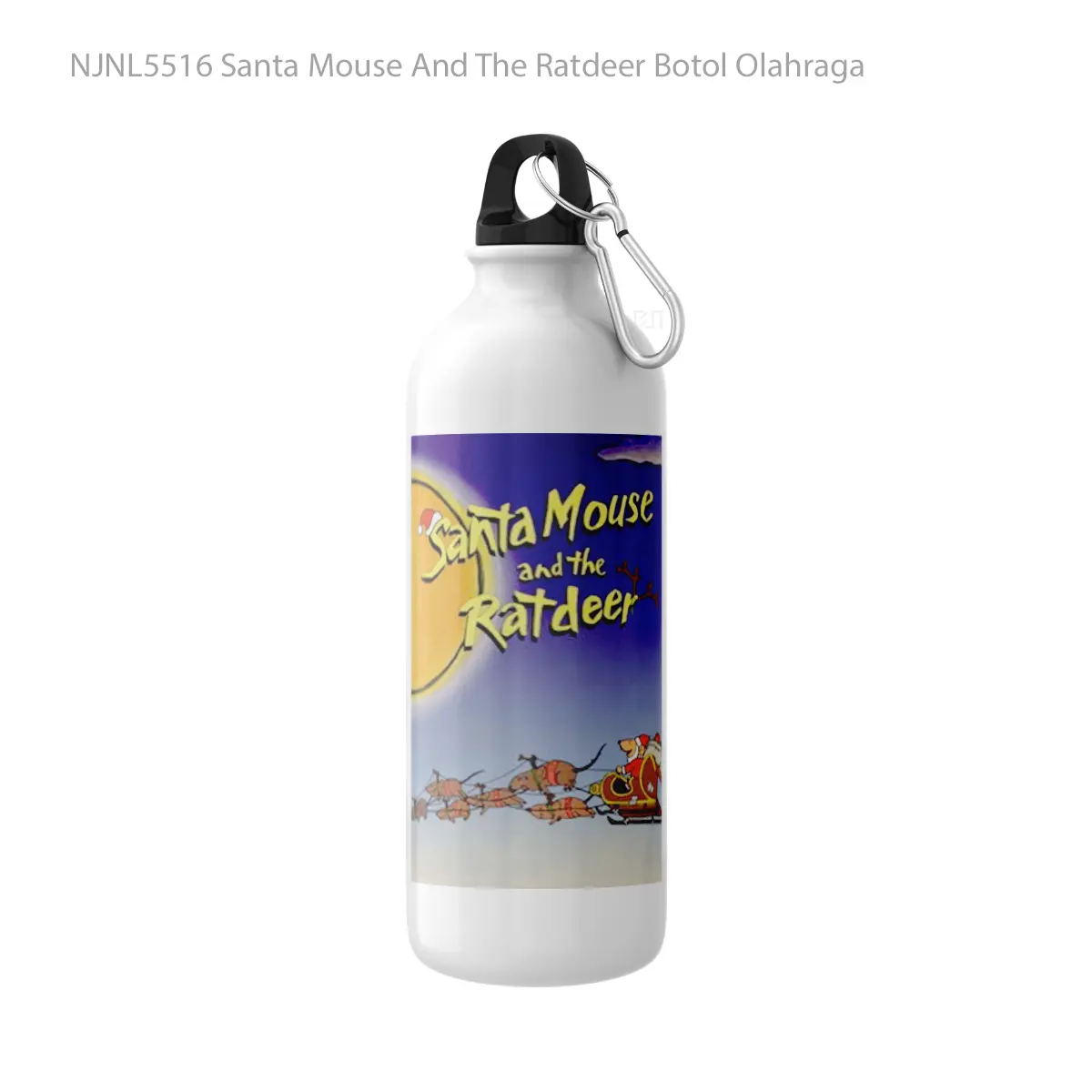 Botol Santa Mouse And The Ratdeer - Toon Sport Bottle