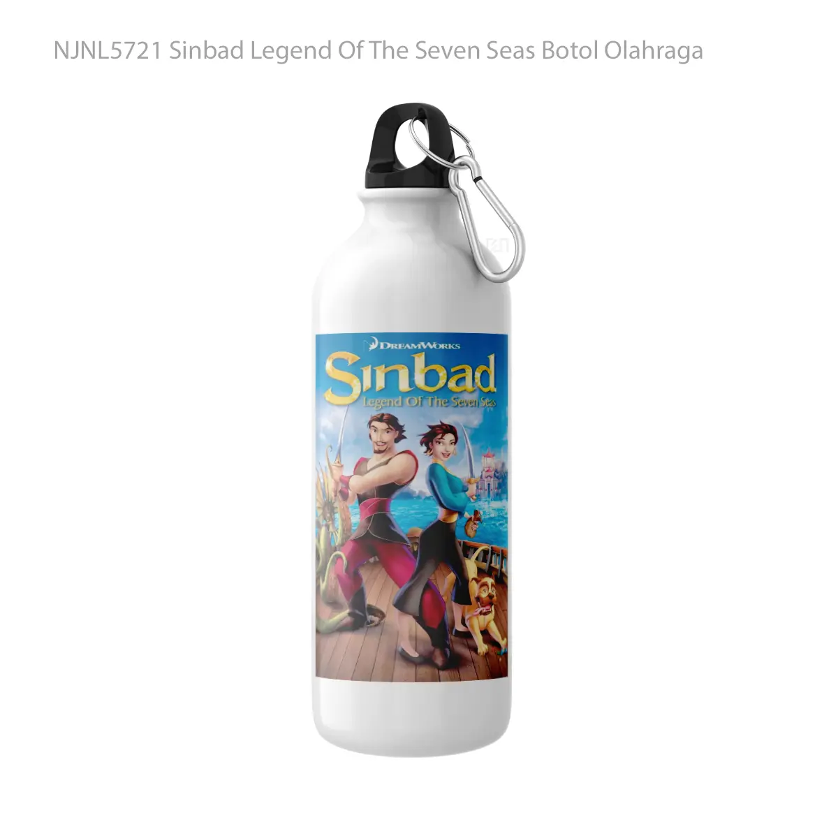 Botol Sinbad Legend Of The Seven Seas - Toon Sport Bottle