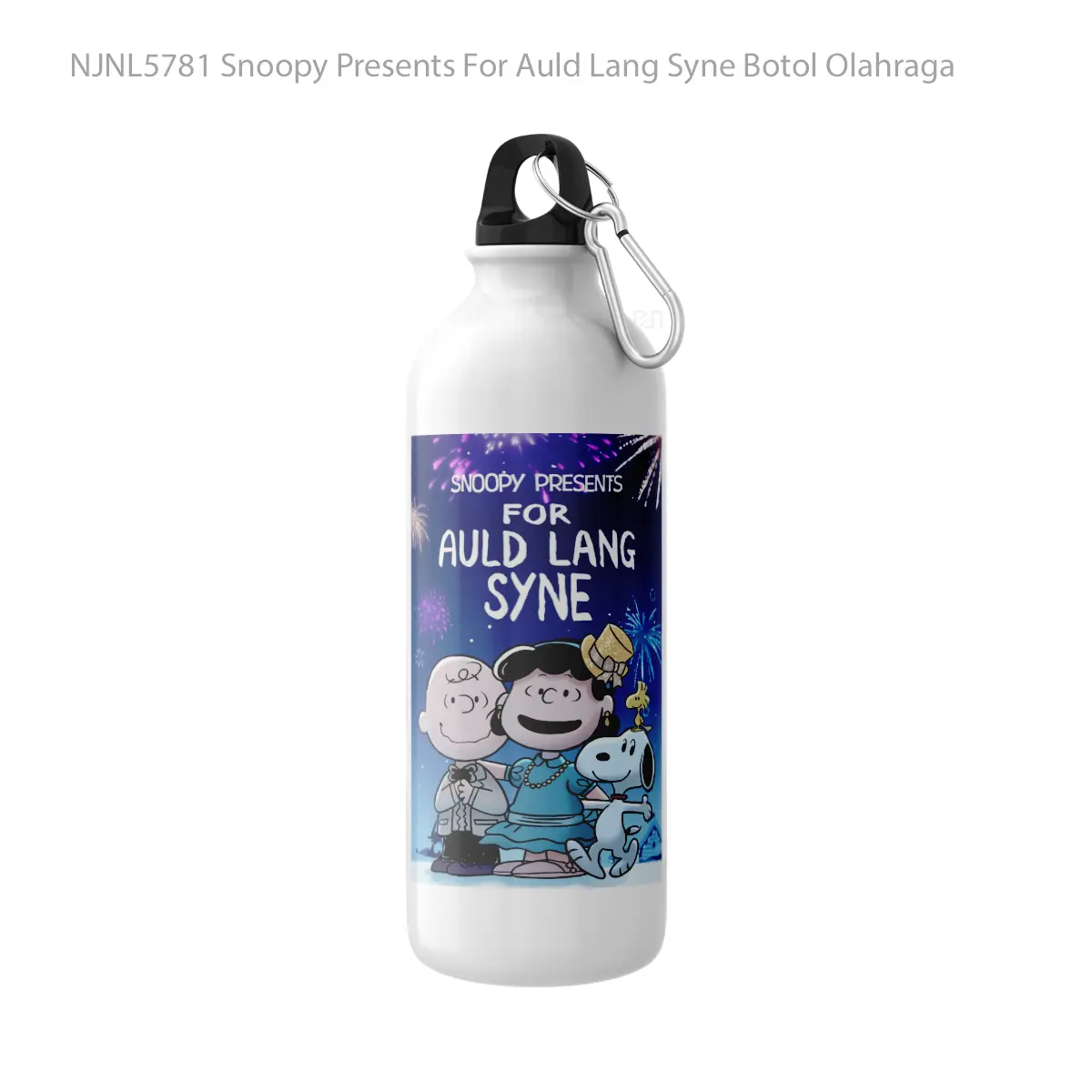 Botol Snoopy Presents For Auld Lang Syne - Toon Sport Bottle