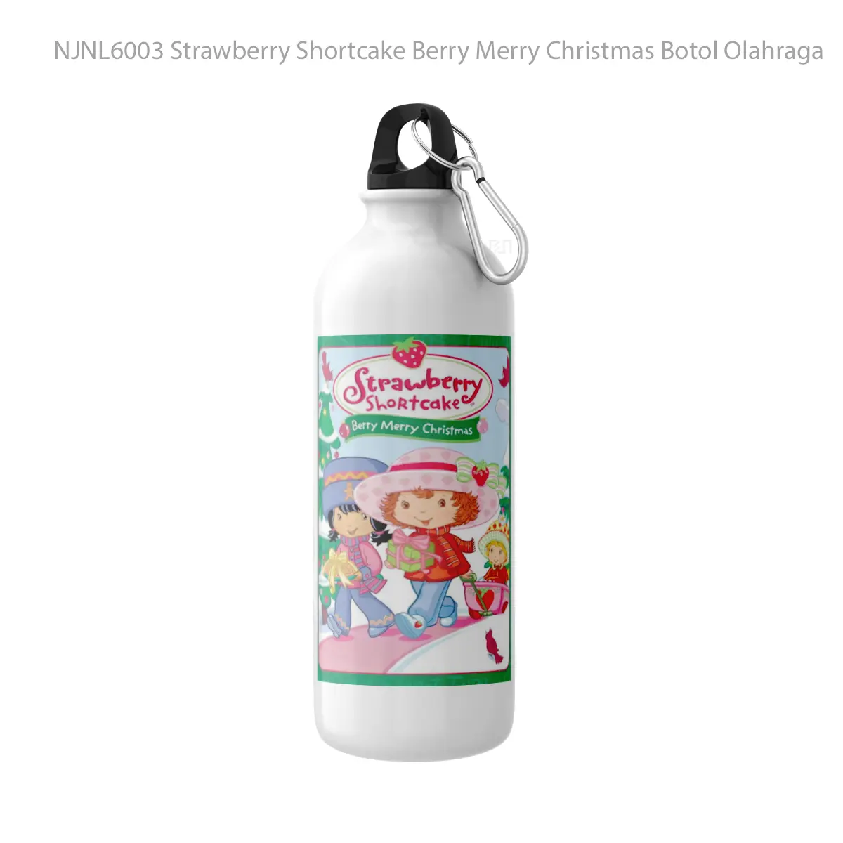 Botol Strawberry Shortcake Berry Merry Christmas - Toon Sport Bottle