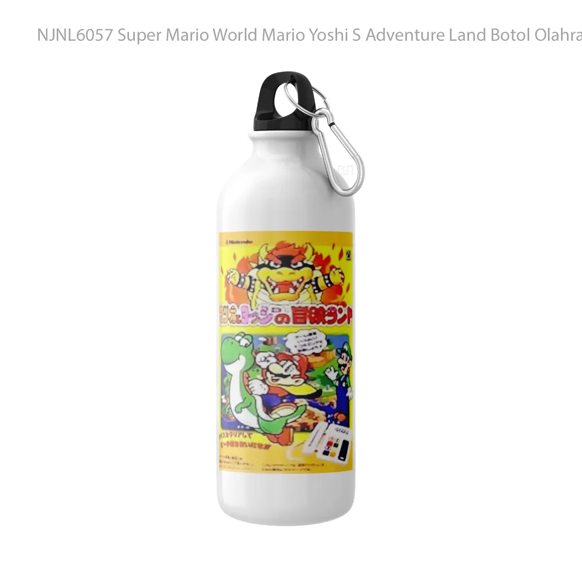 Botol Super Mario World Mario Yoshi S Adventure Land - Toon Sport Bottle