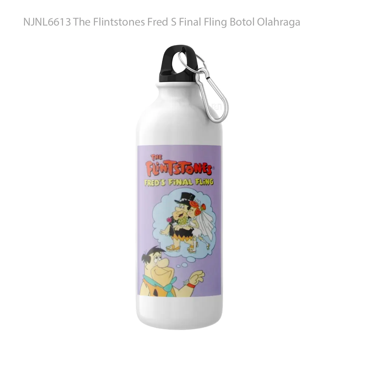 Botol The Flintstones Fred S Final Fling - Toon Sport Bottle