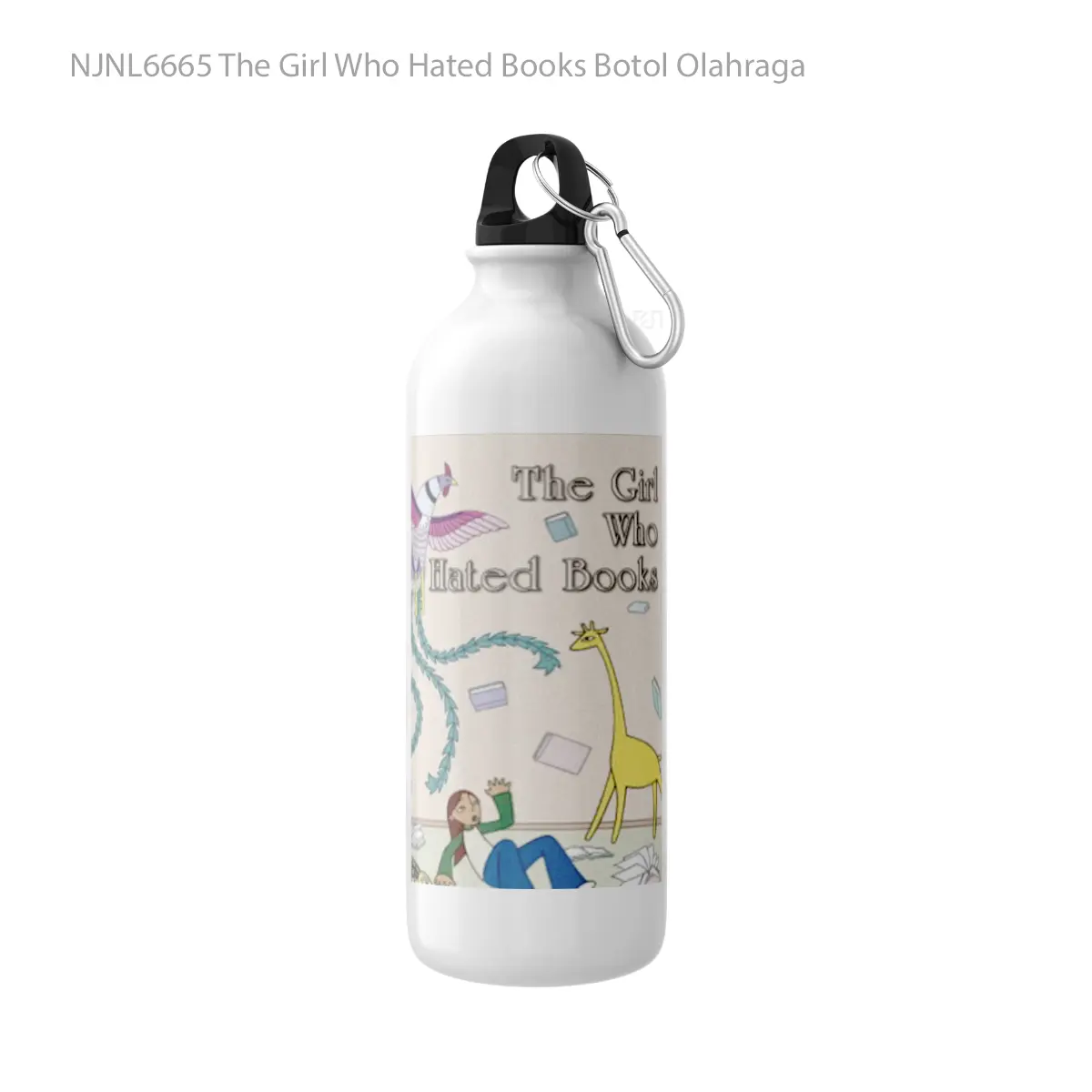 Botol The Girl Who Hated Books - Toon Sport Bottle