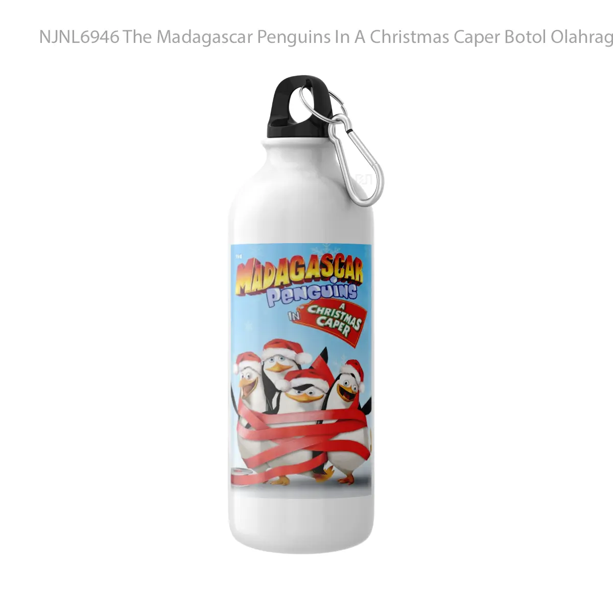 Botol The Madagascar Penguins In A Christmas Caper - Toon Sport Bottle