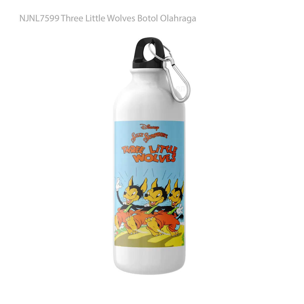 Botol Three Little Wolves - Toon Sport Bottle