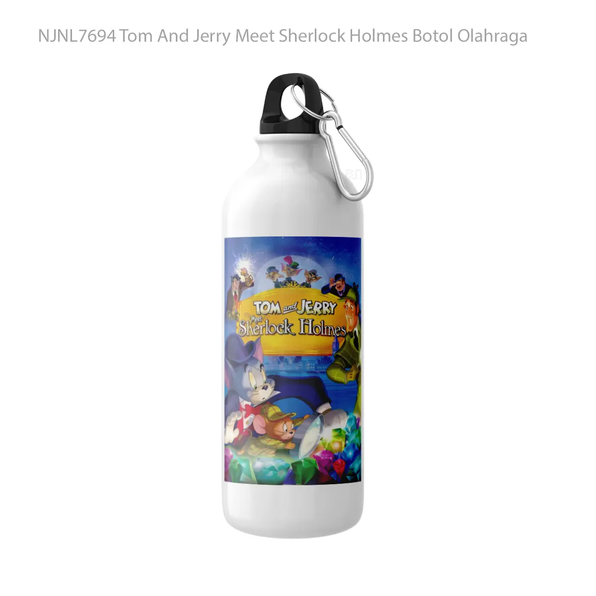 Botol Tom And Jerry Meet Sherlock Holmes - Toon Sport Bottle