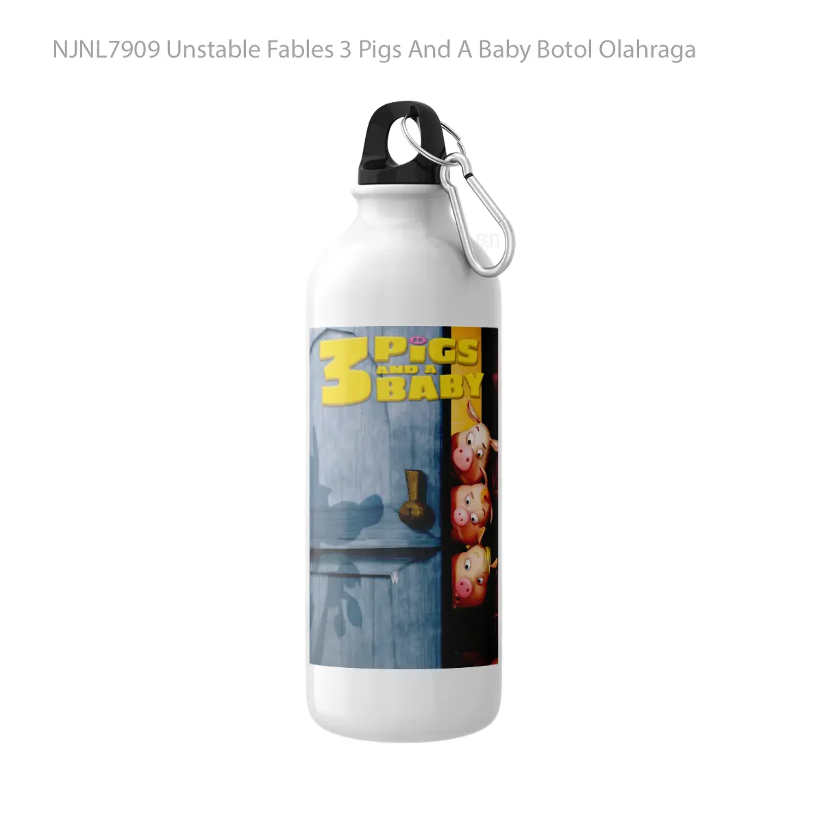 Botol Unstable Fables 3 Pigs And A Baby - Toon Sport Bottle