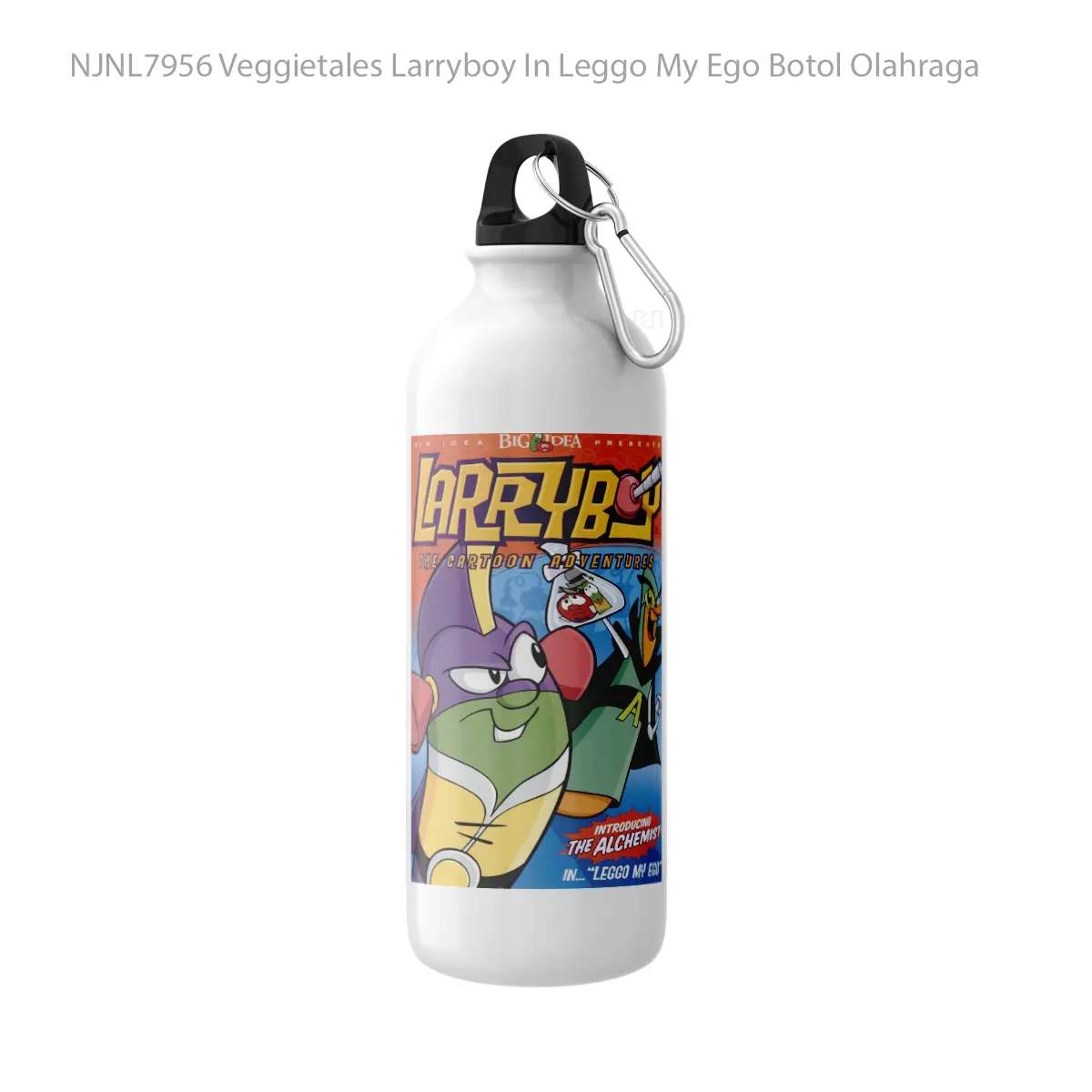 Botol Veggietales Larryboy In Leggo My Ego - Toon Sport Bottle