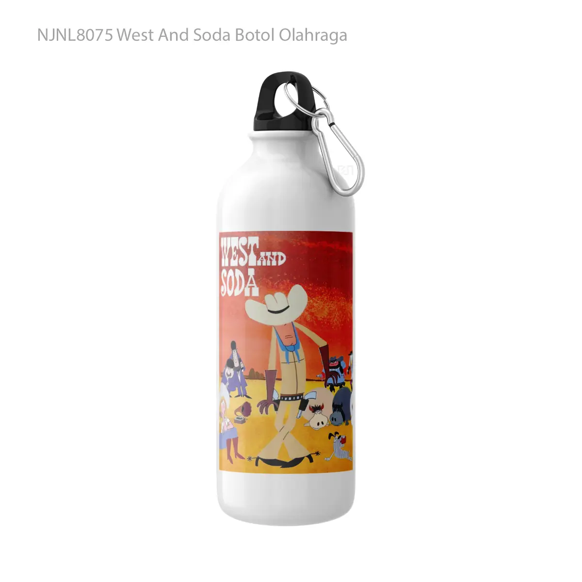 Botol West And Soda - Toon Sport Bottle