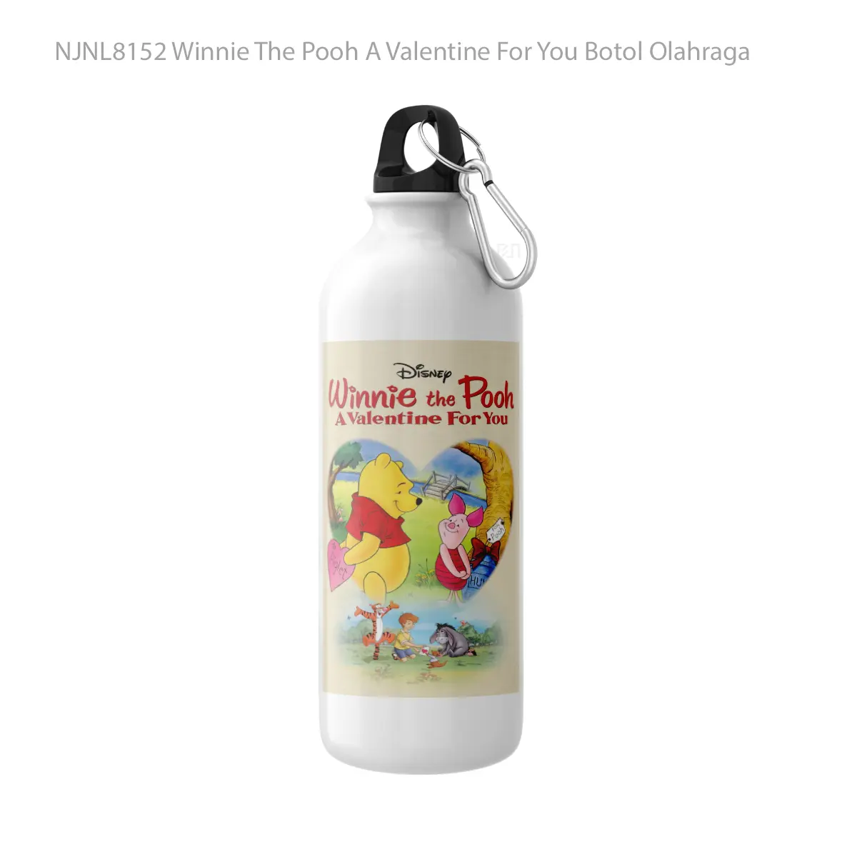 Botol Winnie The Pooh A Valentine For You - Toon Sport Bottle